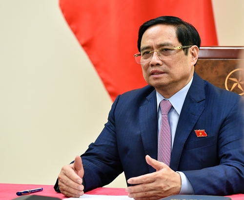 Thủ tướng Chính phủ Phạm Minh Chính dự Hội nghị thượng đỉnh thương mại dịch vụ toàn cầu năm 2021